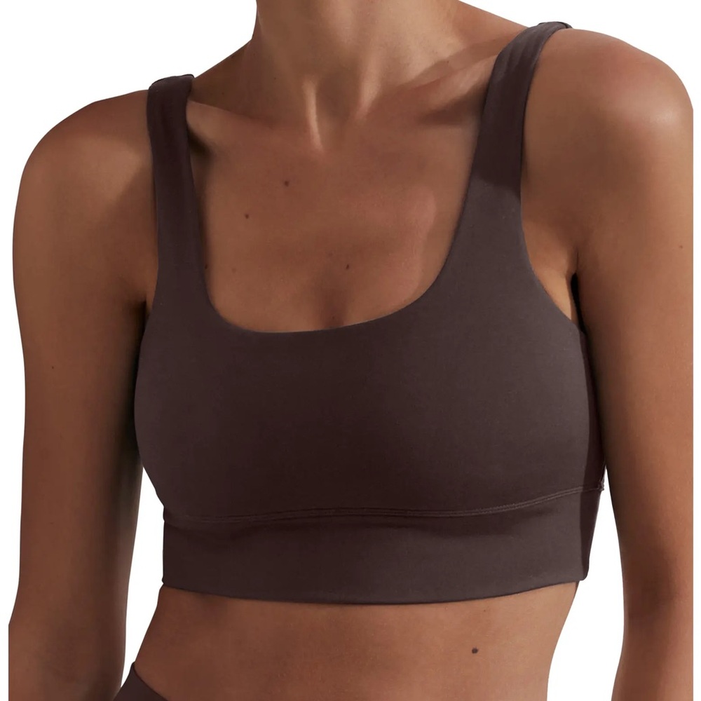 Varley FreeSoft Cori Sports Bra Coffee Bean Brown XL NWT - Picture 1 of 9